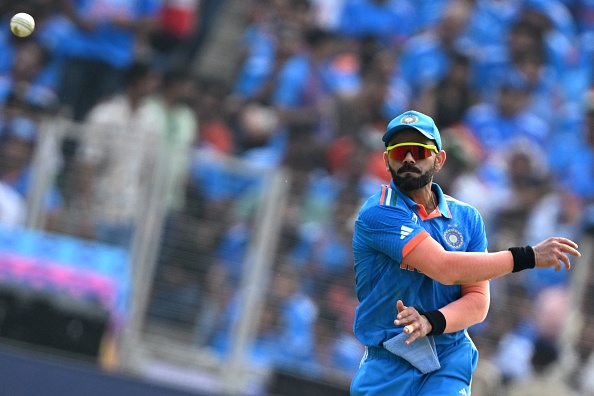 Virat Kohli has taken three catches in three matches for India in CWC 2023 | Getty