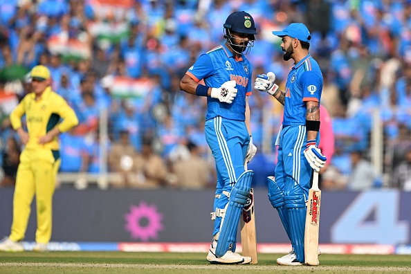 Virat Kohli and KL Rahul scored 50s for India | Getty