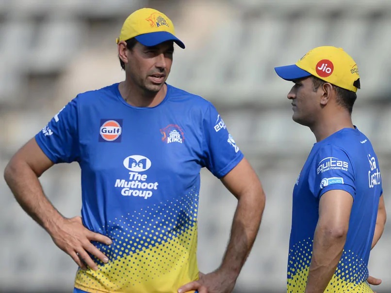 CSK's coach Stephen Fleming with captain MS Dhoni | Twitter