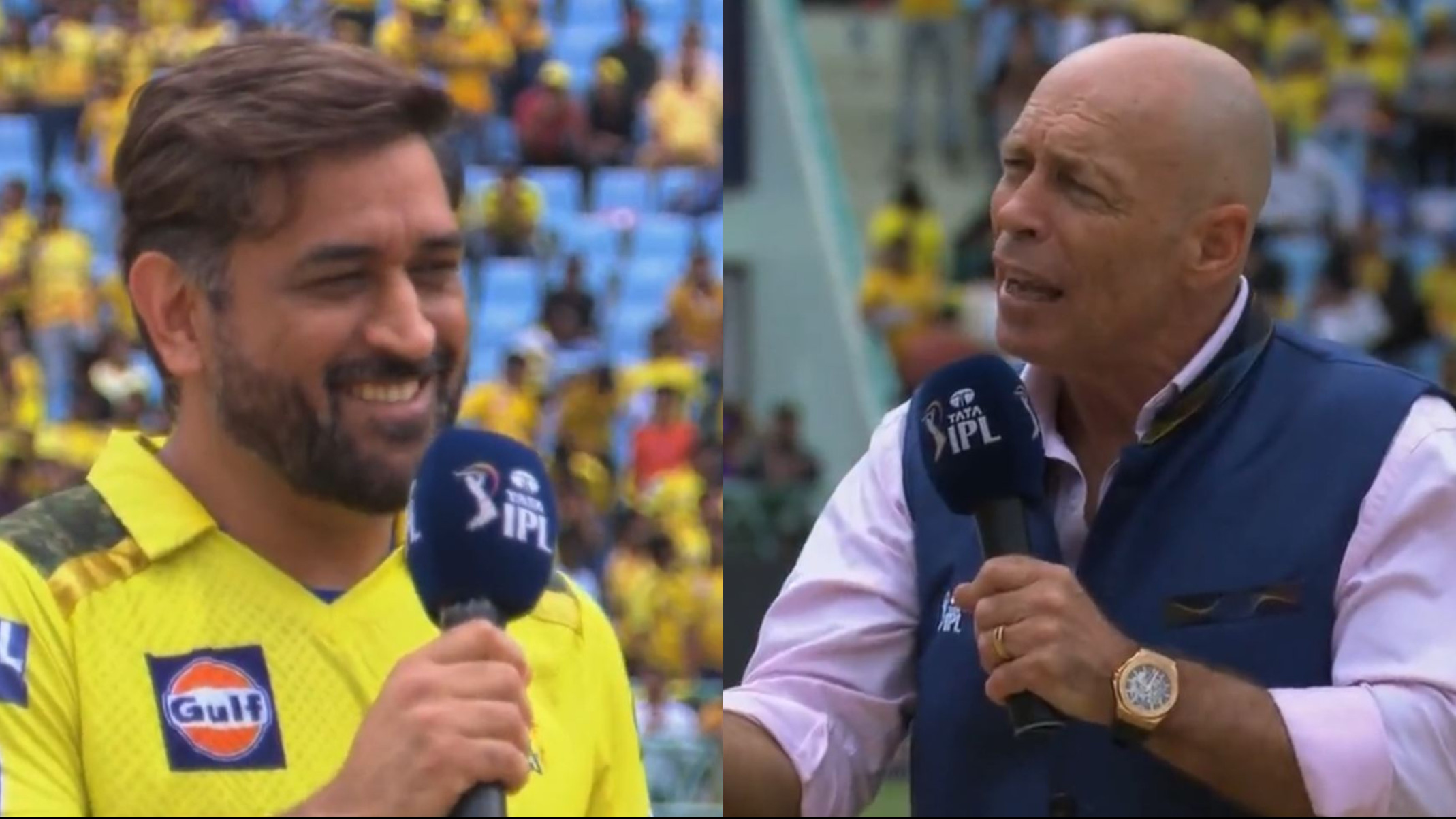 IPL 2023: WATCH- “You've decided that”- MS Dhoni’s cheeky reply to Danny Morrison's last season query