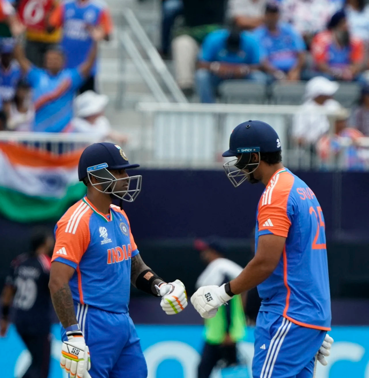 Suryakumar and Shivam added 70* for 4th wicket to take India to win | Getty