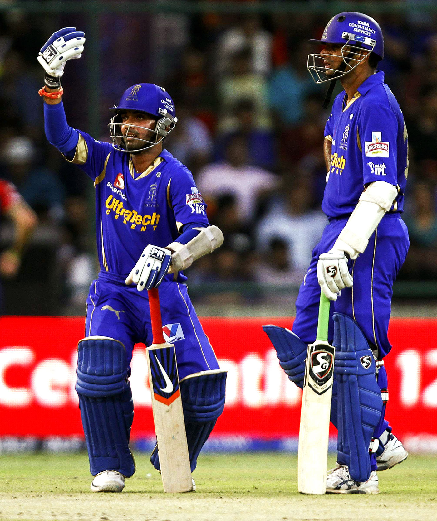 Ajinkya Rahane and Rahul Dravid in IPL | AFP