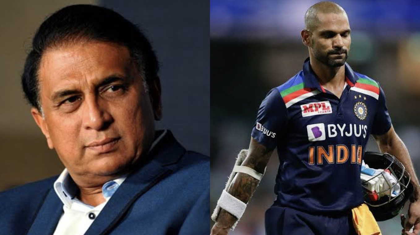“I don't see his name popping up,” Sunil Gavaskar on Shikhar Dhawan’s future in T20Is