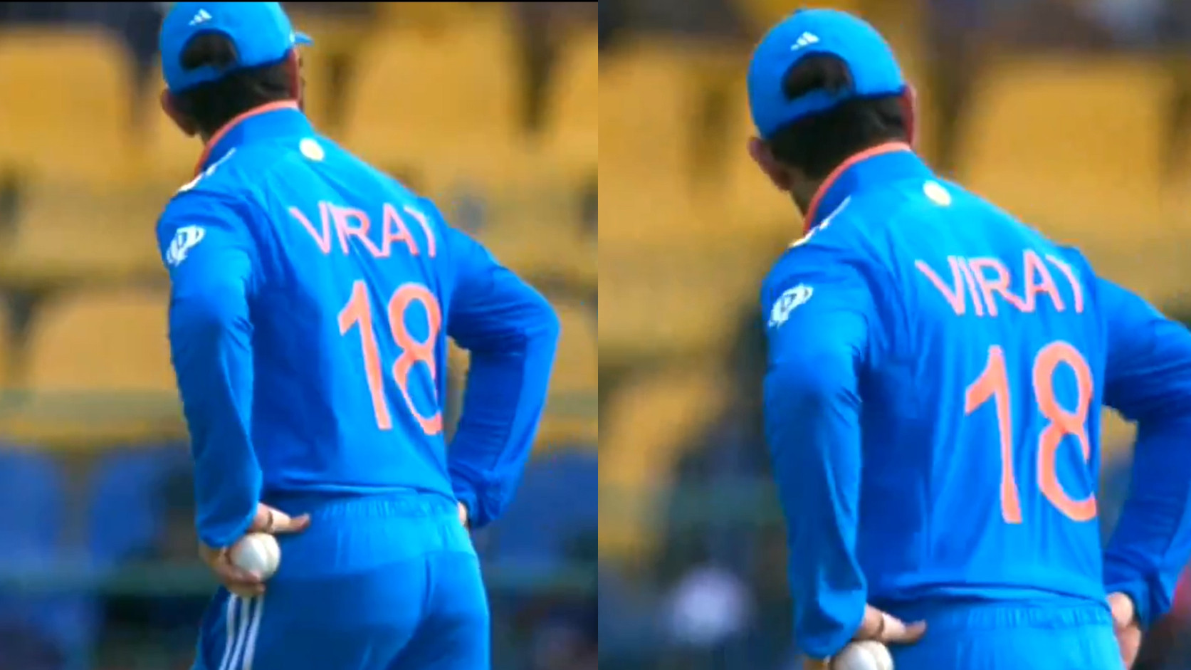 SL v IND 2024: WATCH- Virat Kohli does Assam’s Bihu dance after taking a catch; looks at Riyan Parag in dug out