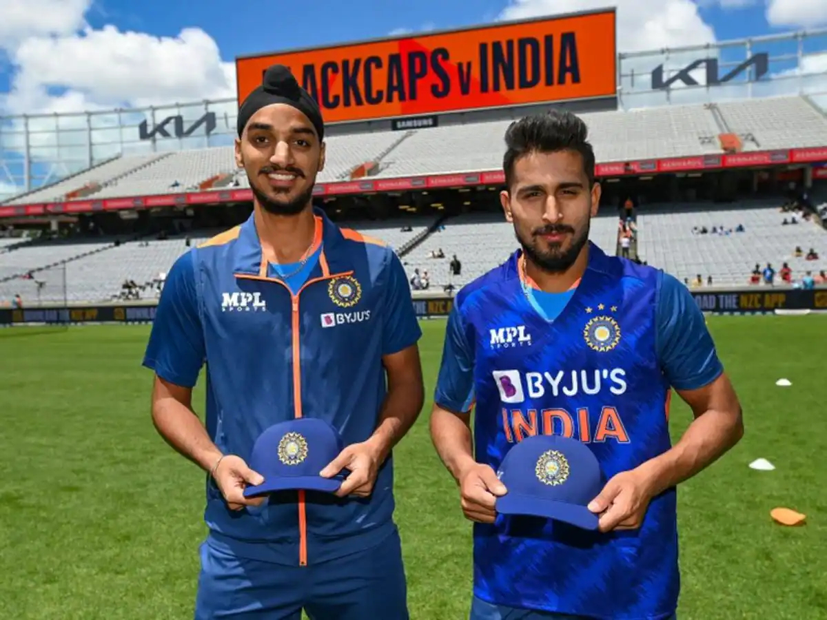 Arshdeep and Umran made their India ODI debut vs NZ in first ODI in Auckland | BCCI