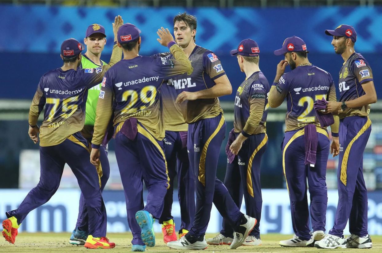 KKR while chasing target of 221 runs, were bowled out for 202 | BCCI/IPL