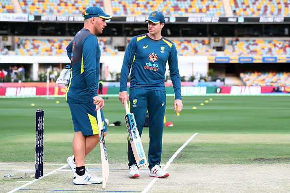 Aaron Finch and Steve Smith | GETTY 