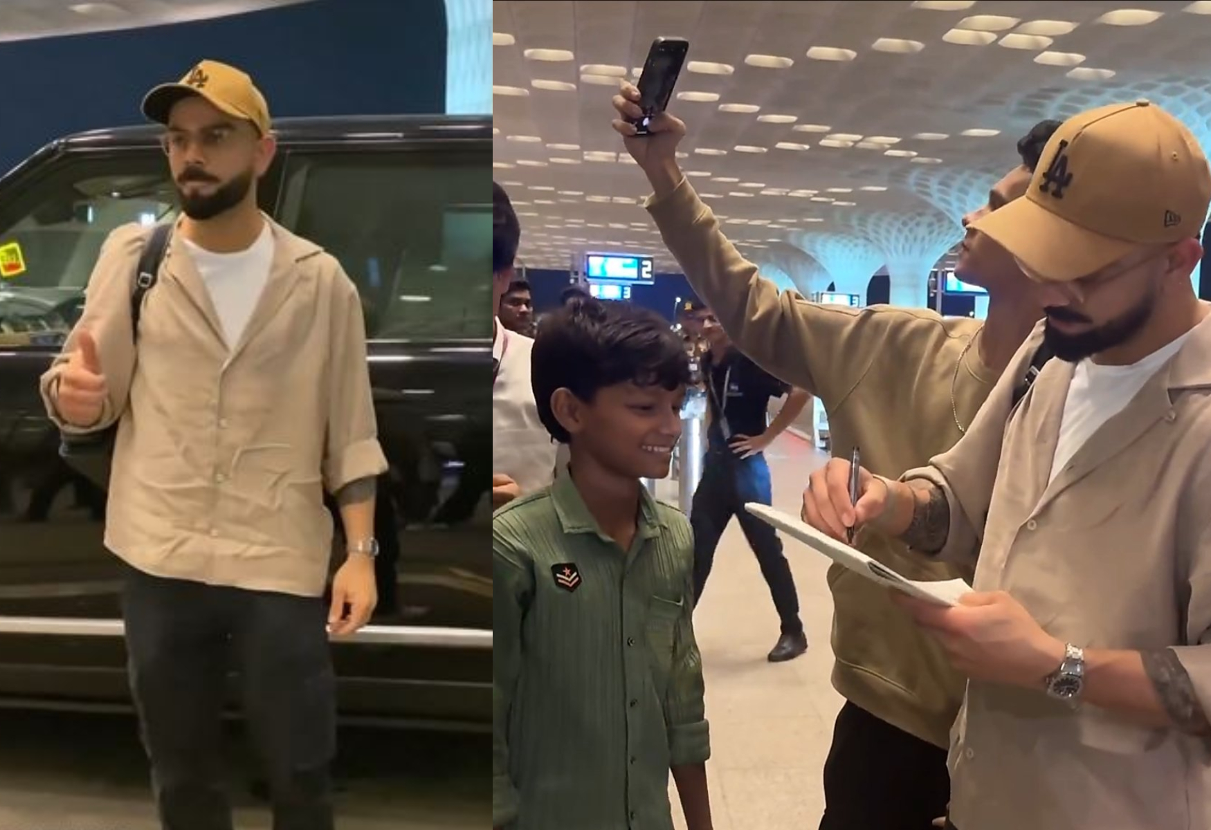 Virat Kohli at Airport | Instagram