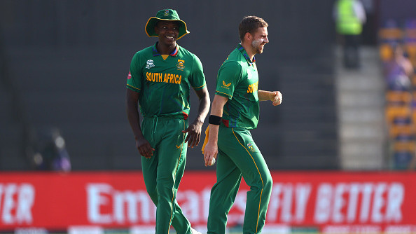 T20 World Cup 2021: Rabada, Nortje help South Africa win by 6 wickets v Bangladesh after routing them for 84