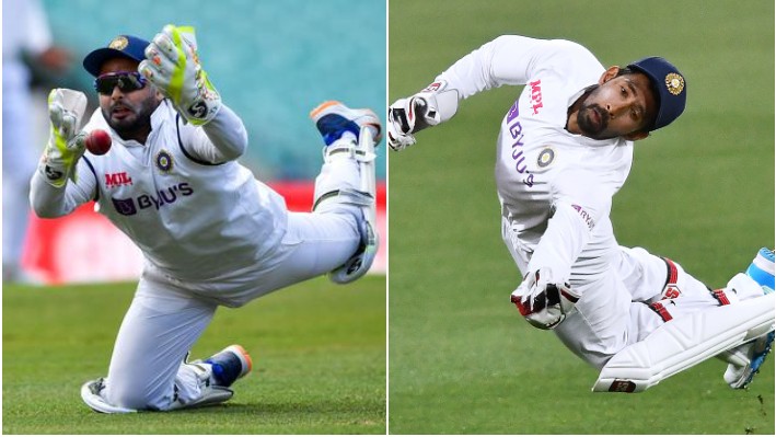 AUS v IND 2020-21: Two dropped catches trigger Pant vs Saha debate on Twitter