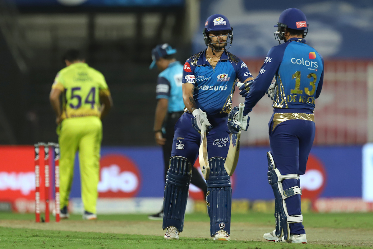 Ishan Kishan and Quinton de Kock shared an unbeaten 116-run stand for the opening wicket | IPL/BCCI