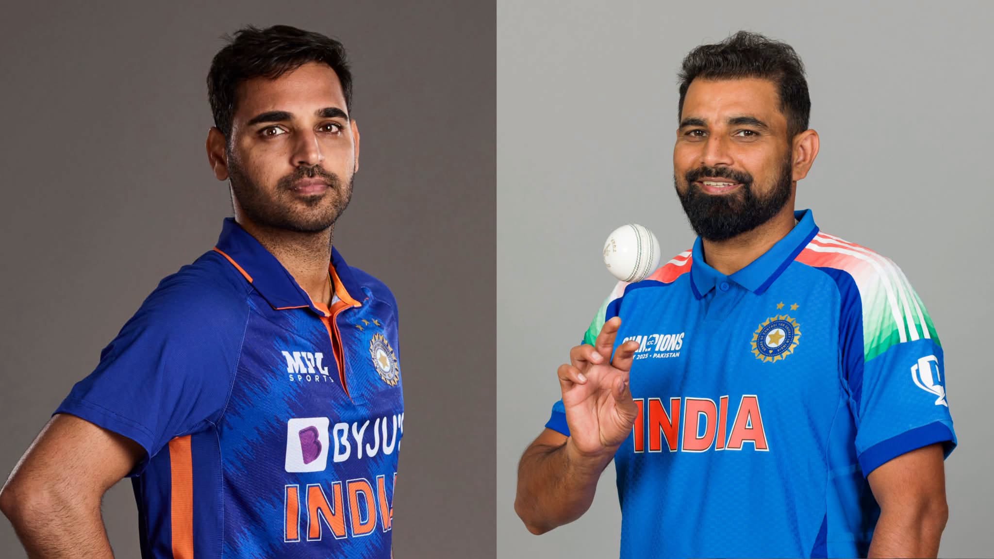 Bhuvneshwar Kumar and Mohammad Shami | X