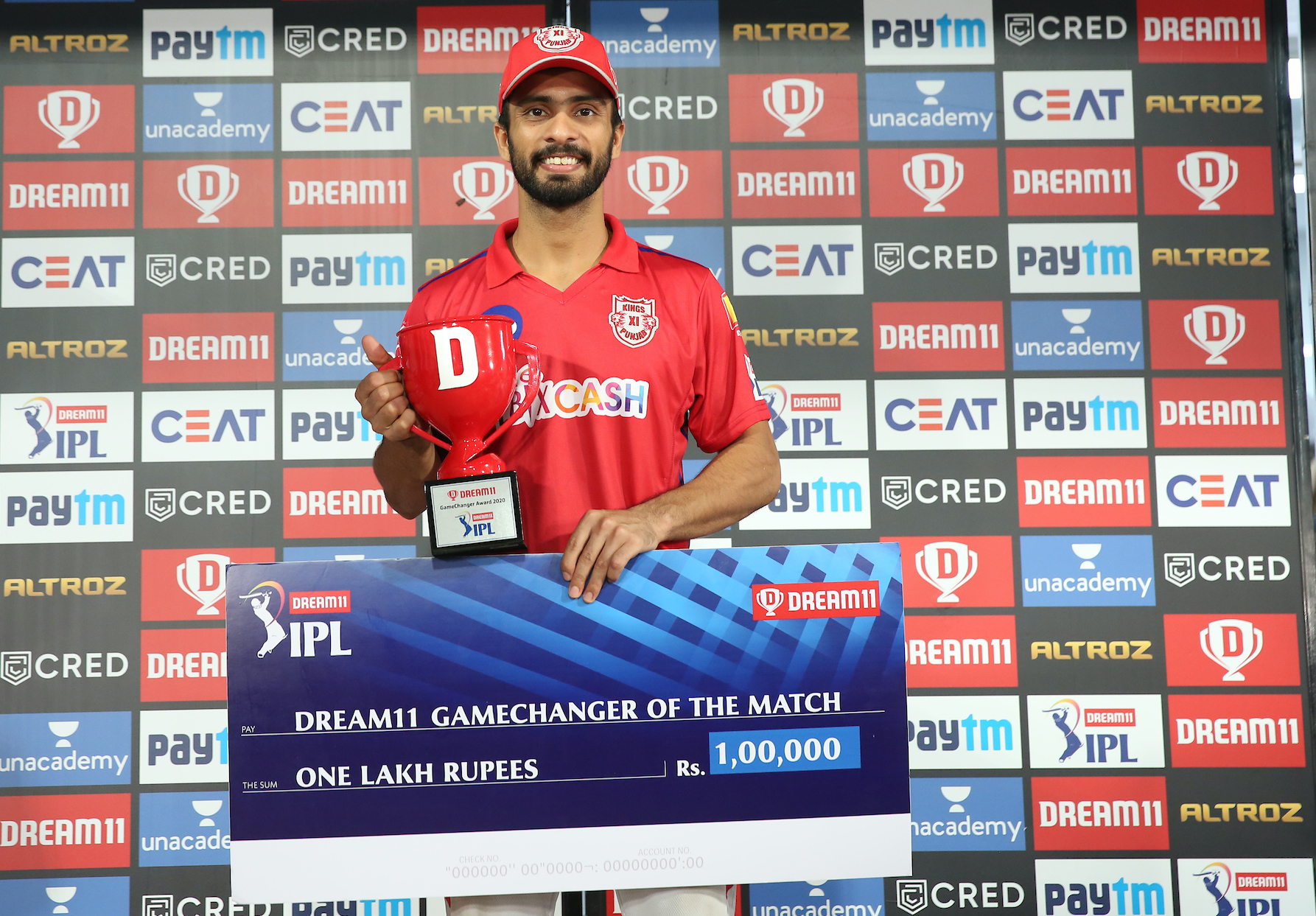Mandeep Singh was awarded with Game Changer of the Game for his unbeaten knock |BCCI/IPL