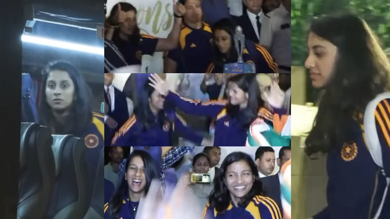 CWC 2025: WATCH- World Champs India women arrive in Delhi to meet PM Modi; Jemimah, Radha, Sneh dance in celebration