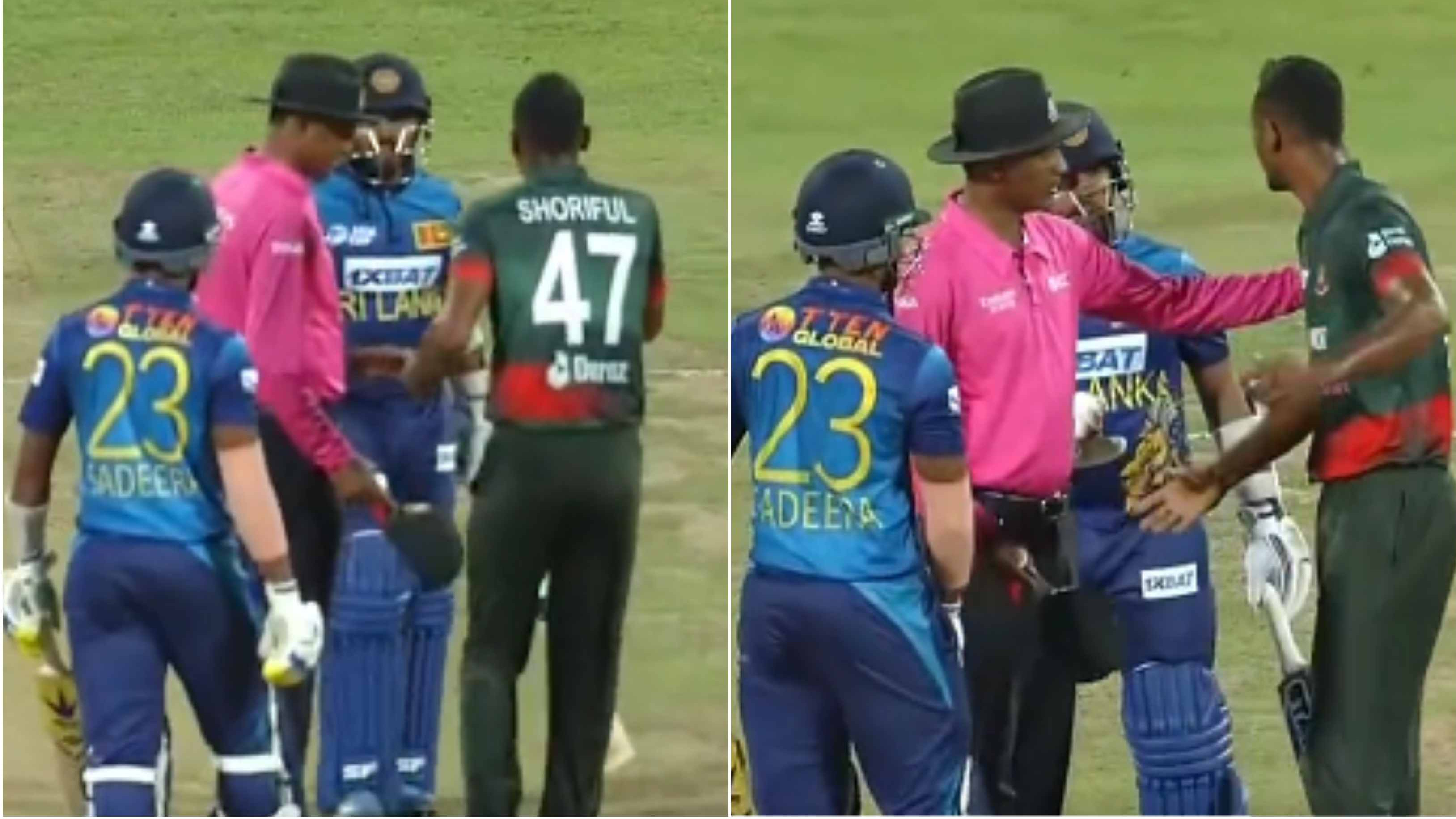 Asia Cup 2023: WATCH – Shoriful Islam, Kusal Mendis engage in heated altercation before umpire intervenes