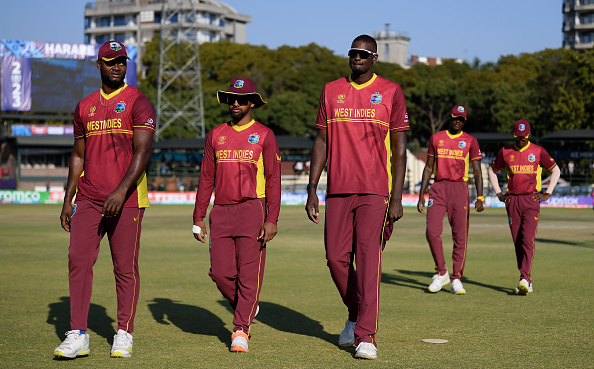 West Indies lost their first match of the Super 6s to Scotland | Getty