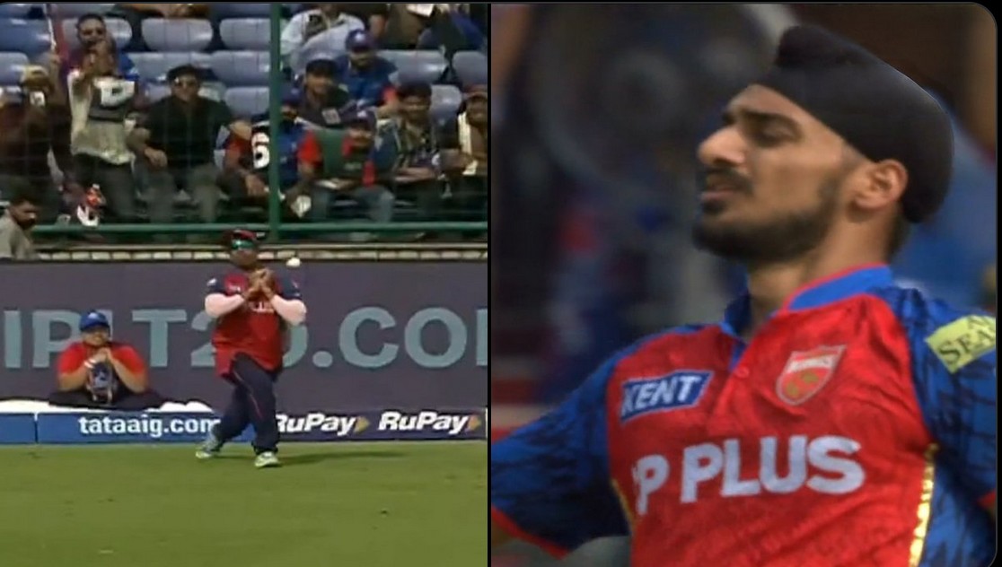 Arshdeep Singh's frustrated reaction to Shashank Singh dropping KL Rahul's catch | X