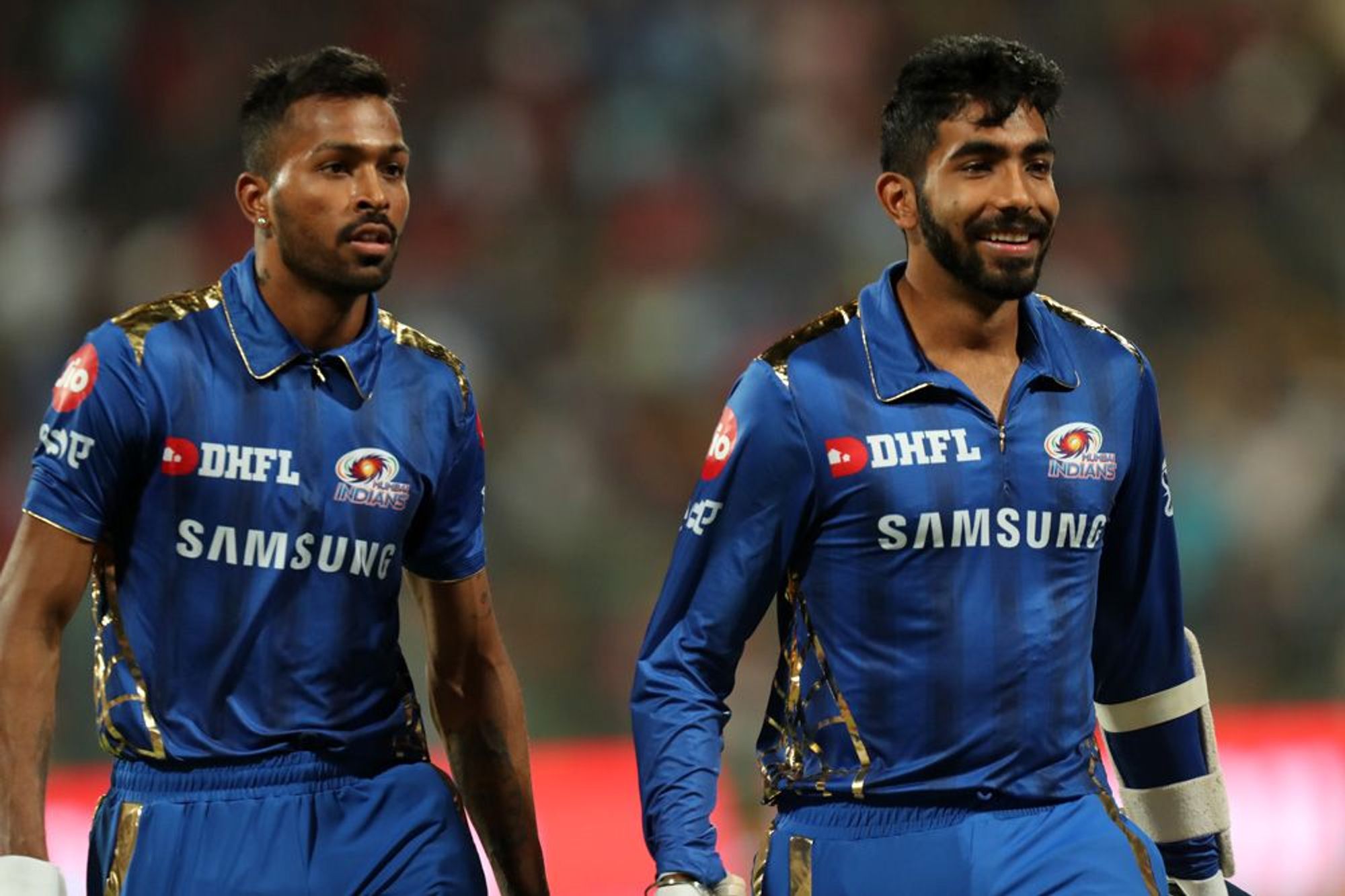 Jasprit Bumrah and Hardik Pandya for MI | X