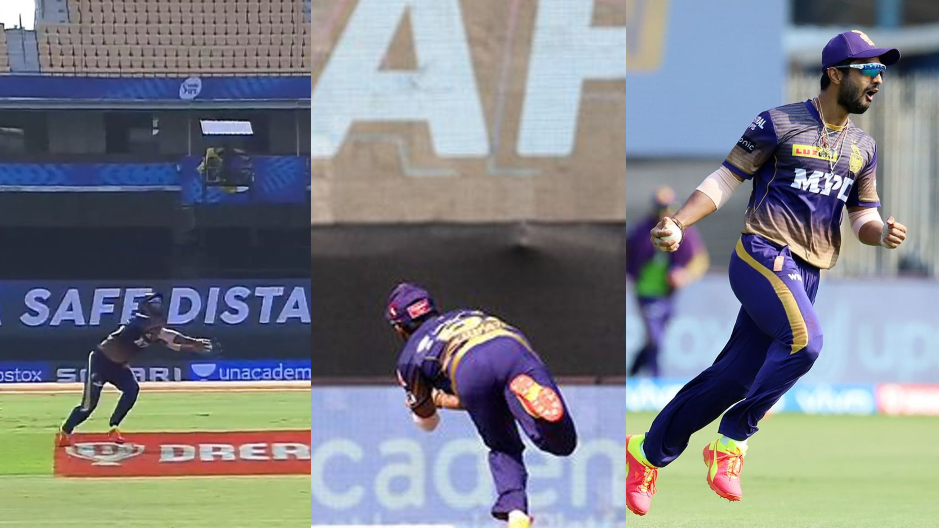 IPL 2021: WATCH- Rahul Tripathi’s catch of the season candidate to dismiss Virat Kohli for 5 runs