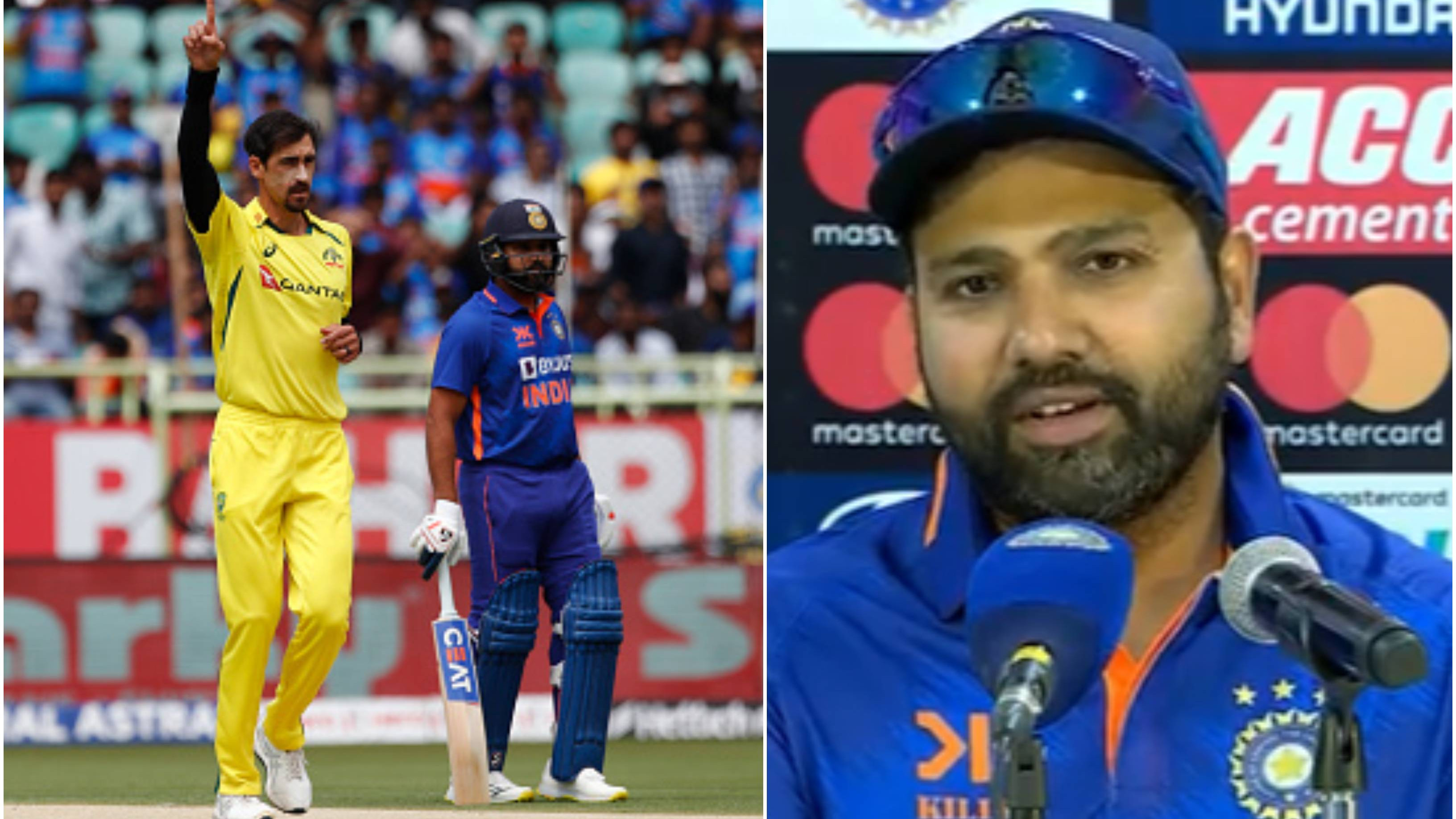 IND v AUS 2023: “Wickets are wickets,” Rohit refuses to read too much into hosts’ woes against left-arm pacers after Starc’s 5/53