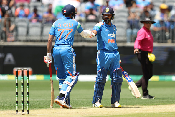 Rohit Sharma made 8 runs on his India ODI comeback in first ODI in Perth | Getty