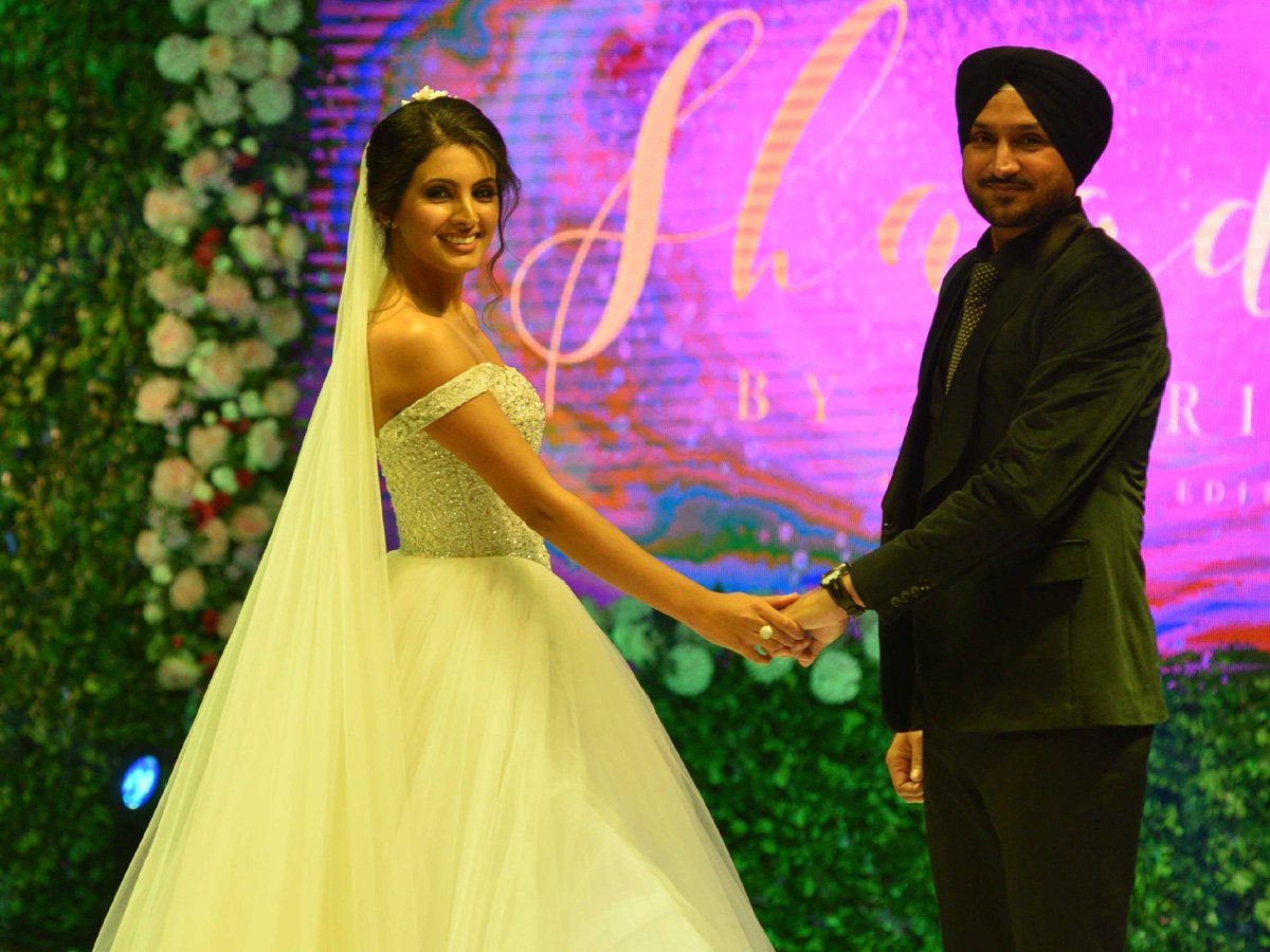 Geeta Basra And Harbhajan Singh Welcomes A Baby Boy In Their Family |  Celebrity wedding dresses, Indian celebrities, Celebrity weddings