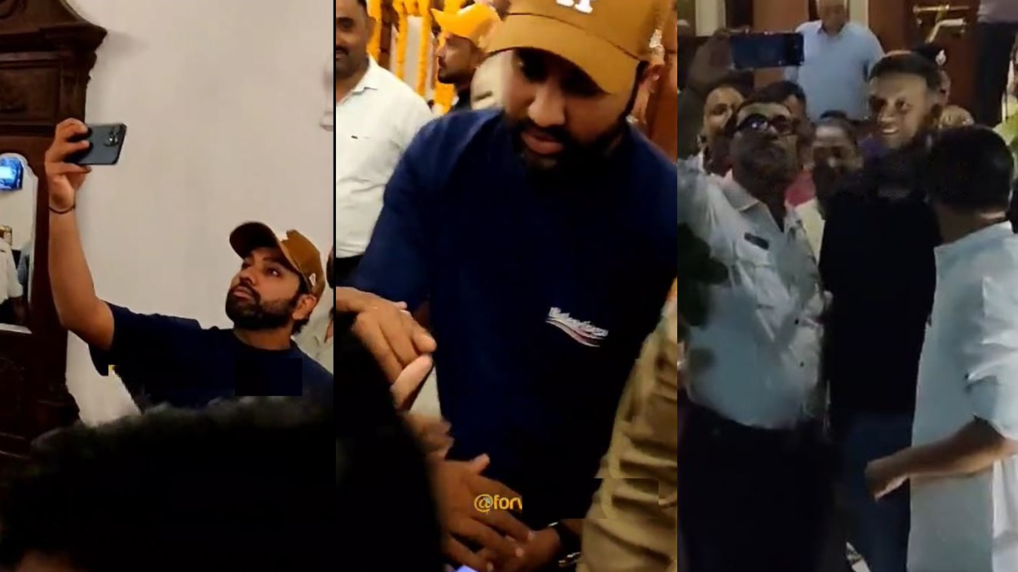 CWC 2023: WATCH- Rohit Sharma, Rahul Dravid and co. dine at a vegetarian Gujarati restaurant in Ahmedabad