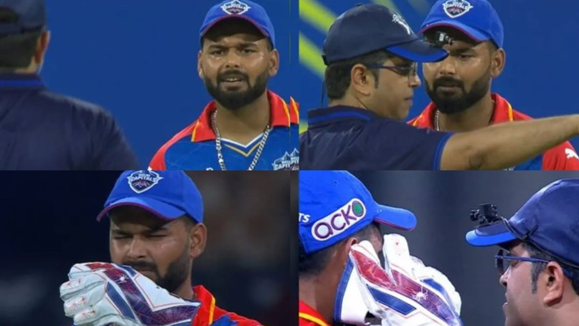 IPL 2024: Fans react as Rishabh Pant calls for DRS, argues with umpire after losing it