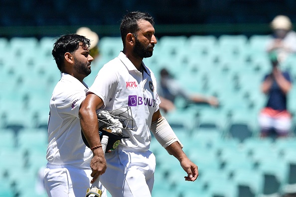 Cheteshwar Pujara's 211-ball 55 kept India in the game | Getty