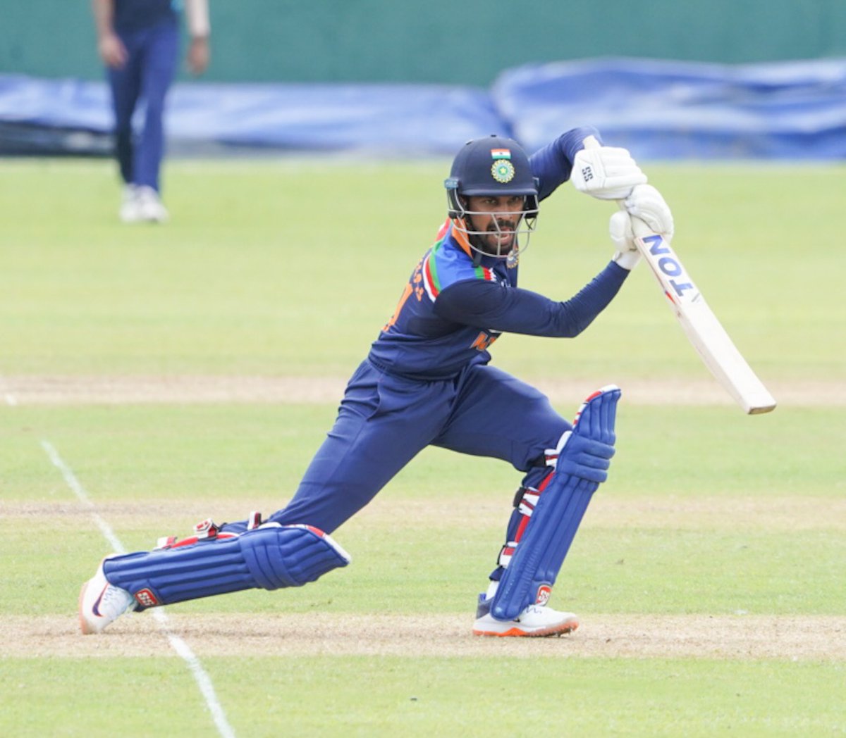 Ruturaj Gaikwad during the intra-squad match in Sri Lanka | Twitter