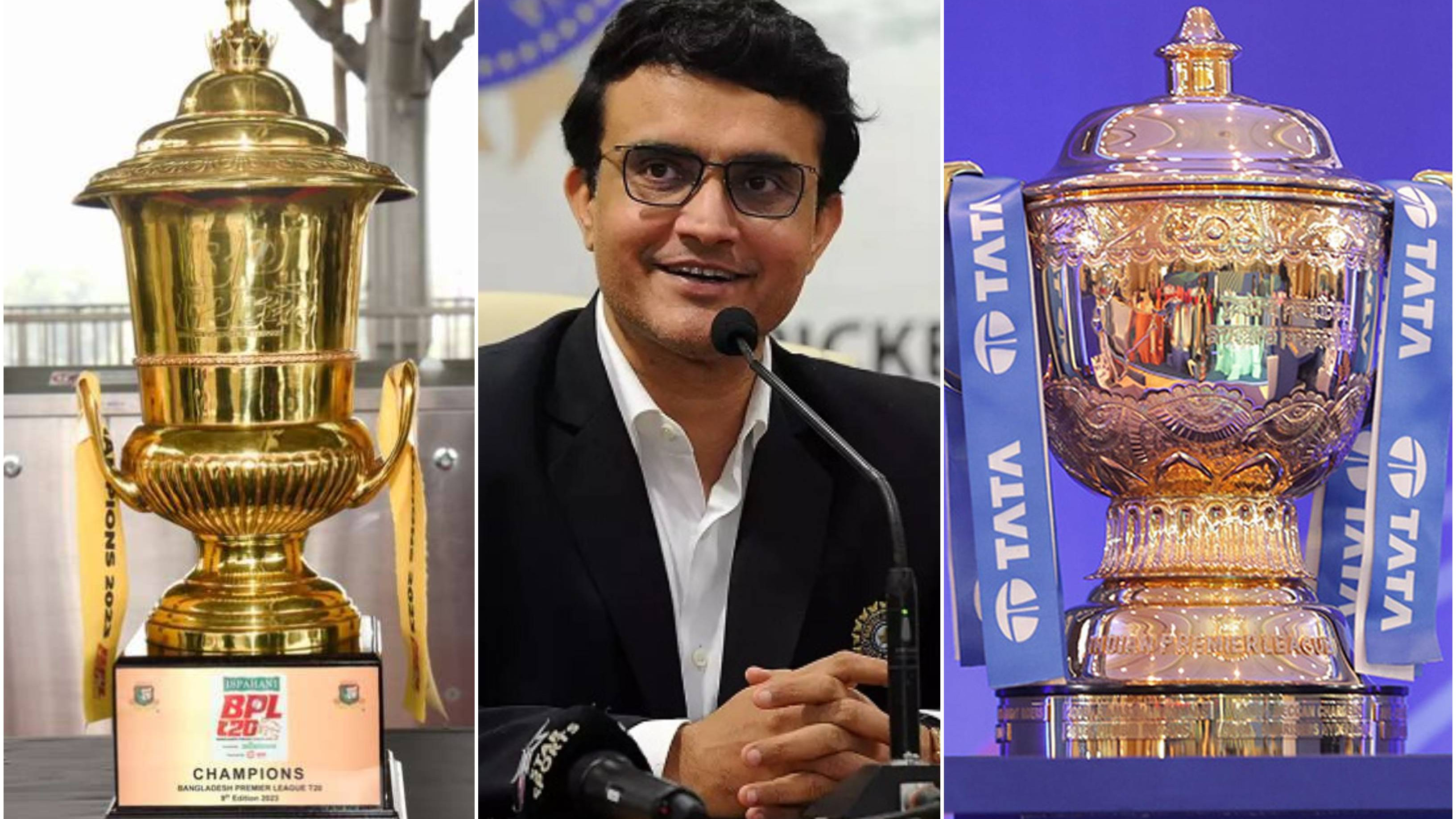 “It’s the second-best sports league in world,” Sourav Ganguly refrains from drawing comparisons between IPL and BPL