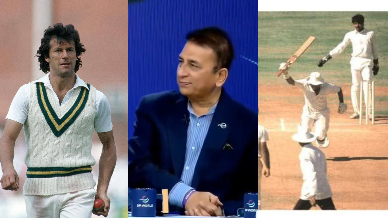 WATCH- Sunil Gavaskar credits Imran Khan for pushing him to continue and complete 10,000 Test runs