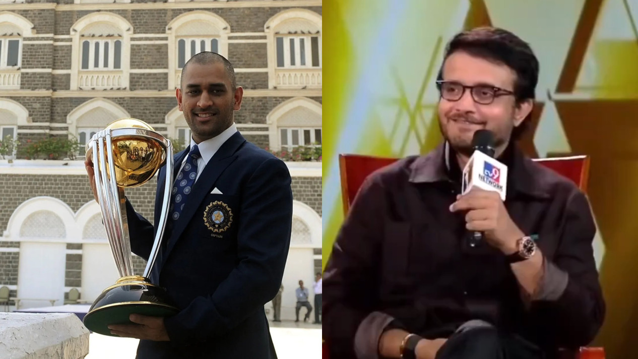 WATCH- “MS Dhoni has won a World Cup”- Sourav Ganguly says 2011 World Cup winner is India's greatest-ever captain
