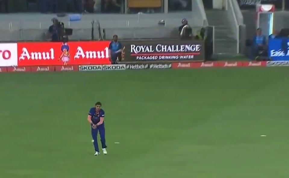 Arshdeep Singh drops the catch | Screengrab 