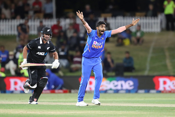 Jasprit Bumrah struggled against New Zealand throughout the ODI series | Getty