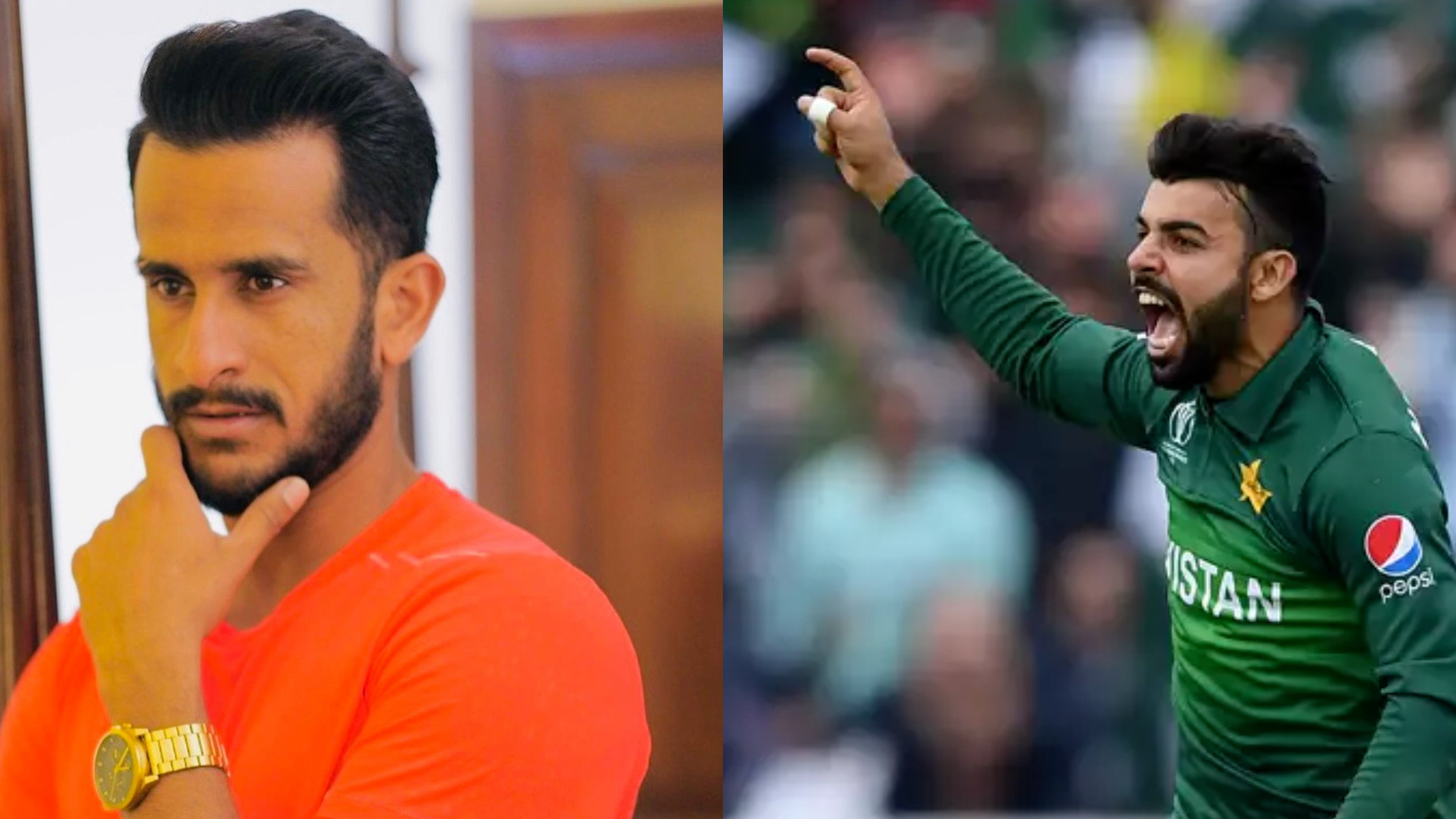 “Nice watch, Ab haath neechay ker lo” - Shadab Khan's hilarious comment on Hassan Ali’s photo