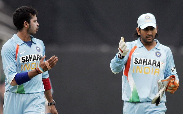 Sreesanth and MS Dhoni | Getty