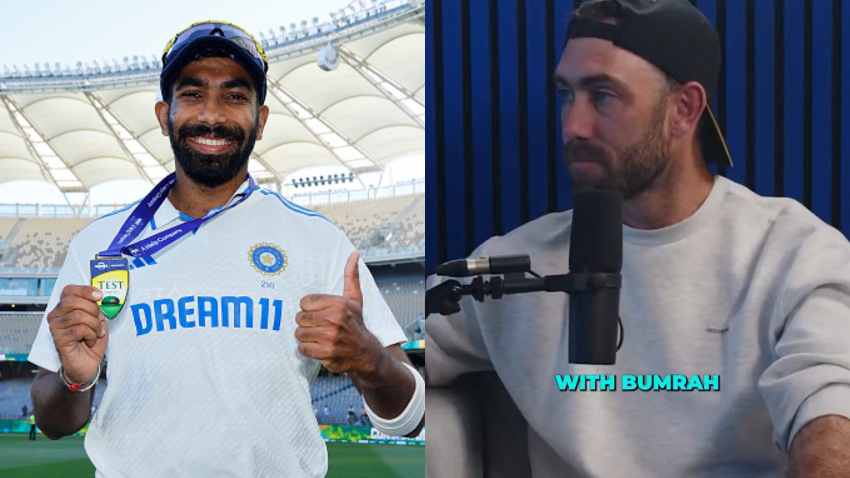 BGT 2024: WATCH- “Jasprit Bumrah will go down as potentially the best fast bowler of all time”- Glenn Maxwell