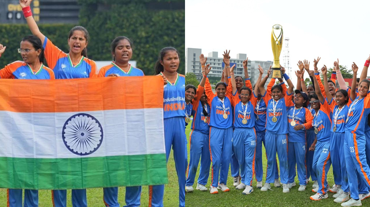 Indian Blind Women's team was captained by Deepika TC | Photo Credit- Cricket Association for the Blind in India