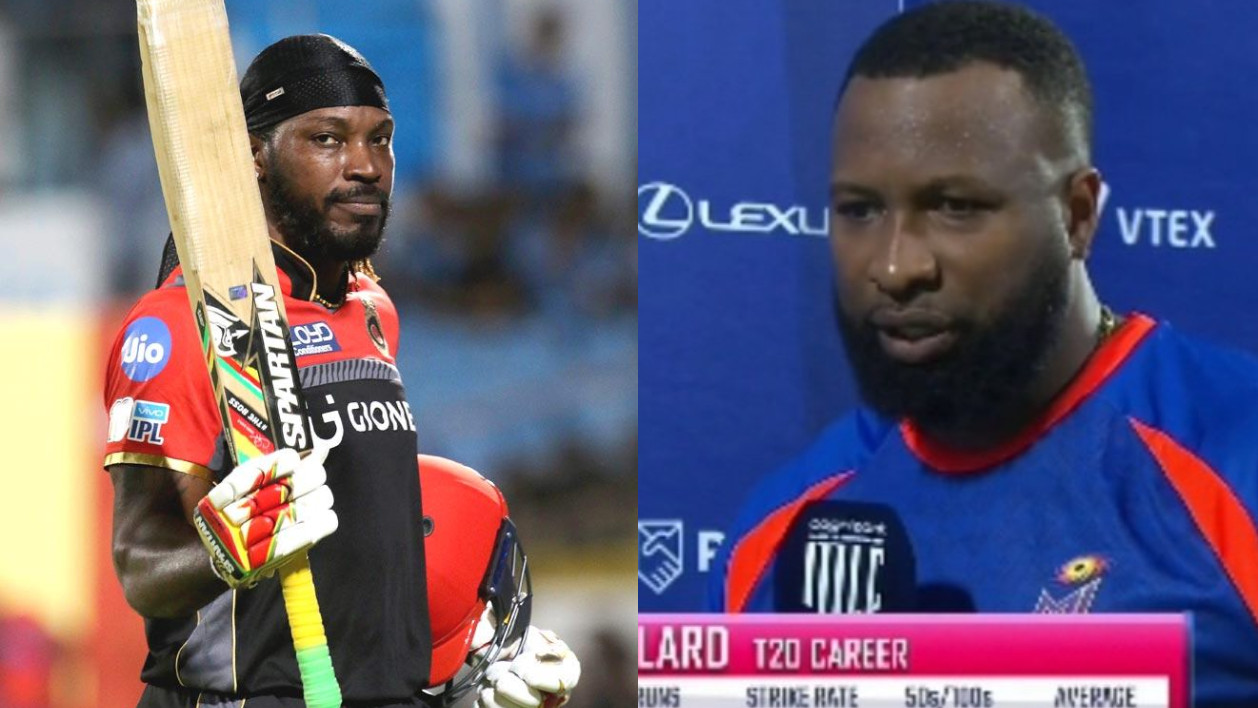 “Sorry, Universe Boss”- Kieron Pollard apologizes to Chris Gayle after breaking his record for most T20 runs