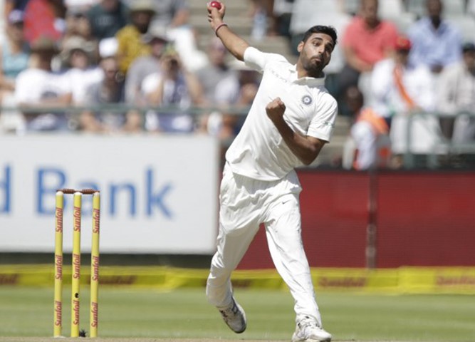 Bhuvneshwar Kumar scalped 4 wickets in the first innings of Newlands Test against South Africa | AFP