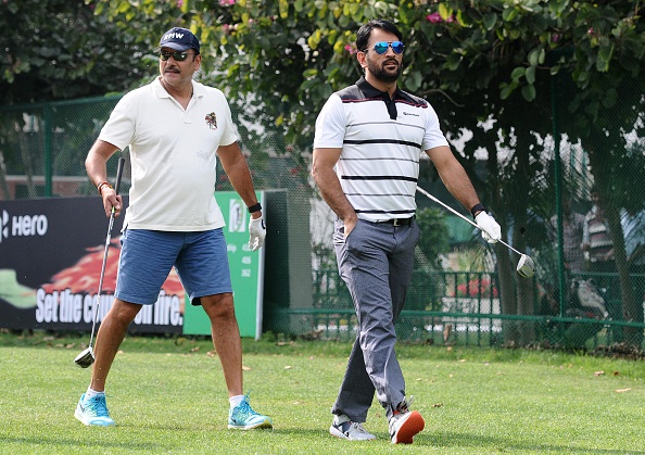 Ravi Shastri and MS Dhoni | GETTY