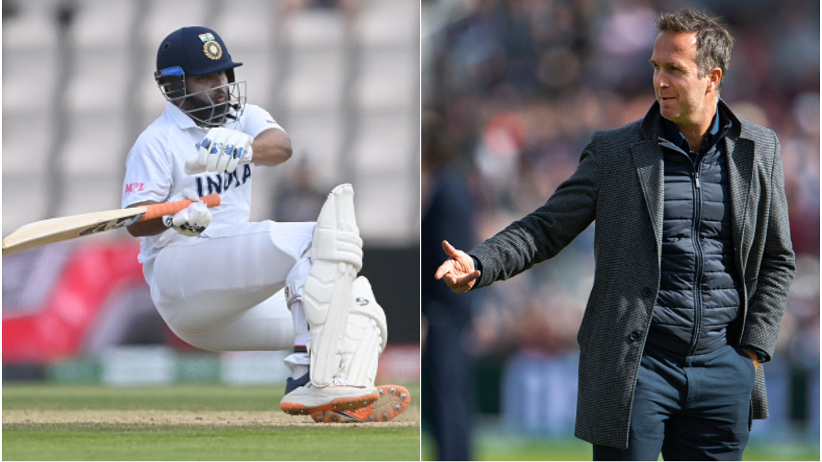 WTC 2021 Final: Looks like he's playing in back garden- Michael Vaughan on Rishabh Pant
