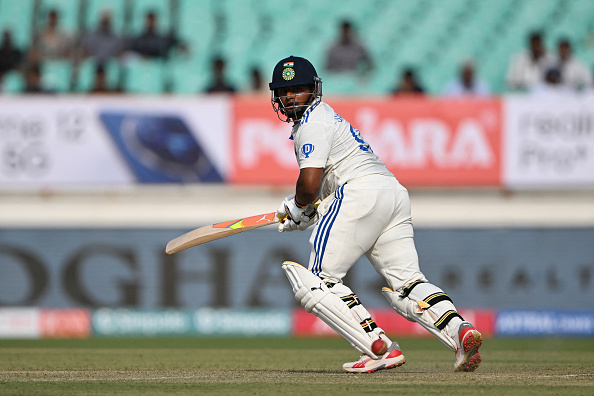 Sarfaraz Khan made 62 on his Test debut and was run out | Getty