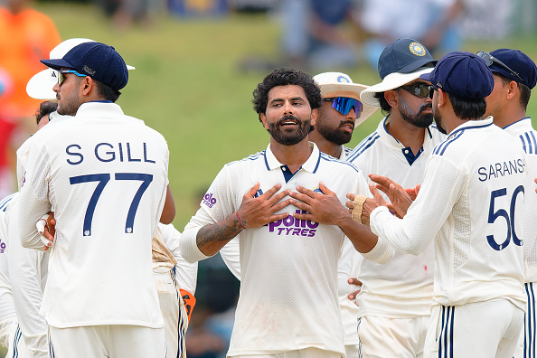 Ravindra Jadeja recently became the 4th cricketer to achieve 4,000 runs and 350 wickets in Tests | Getty