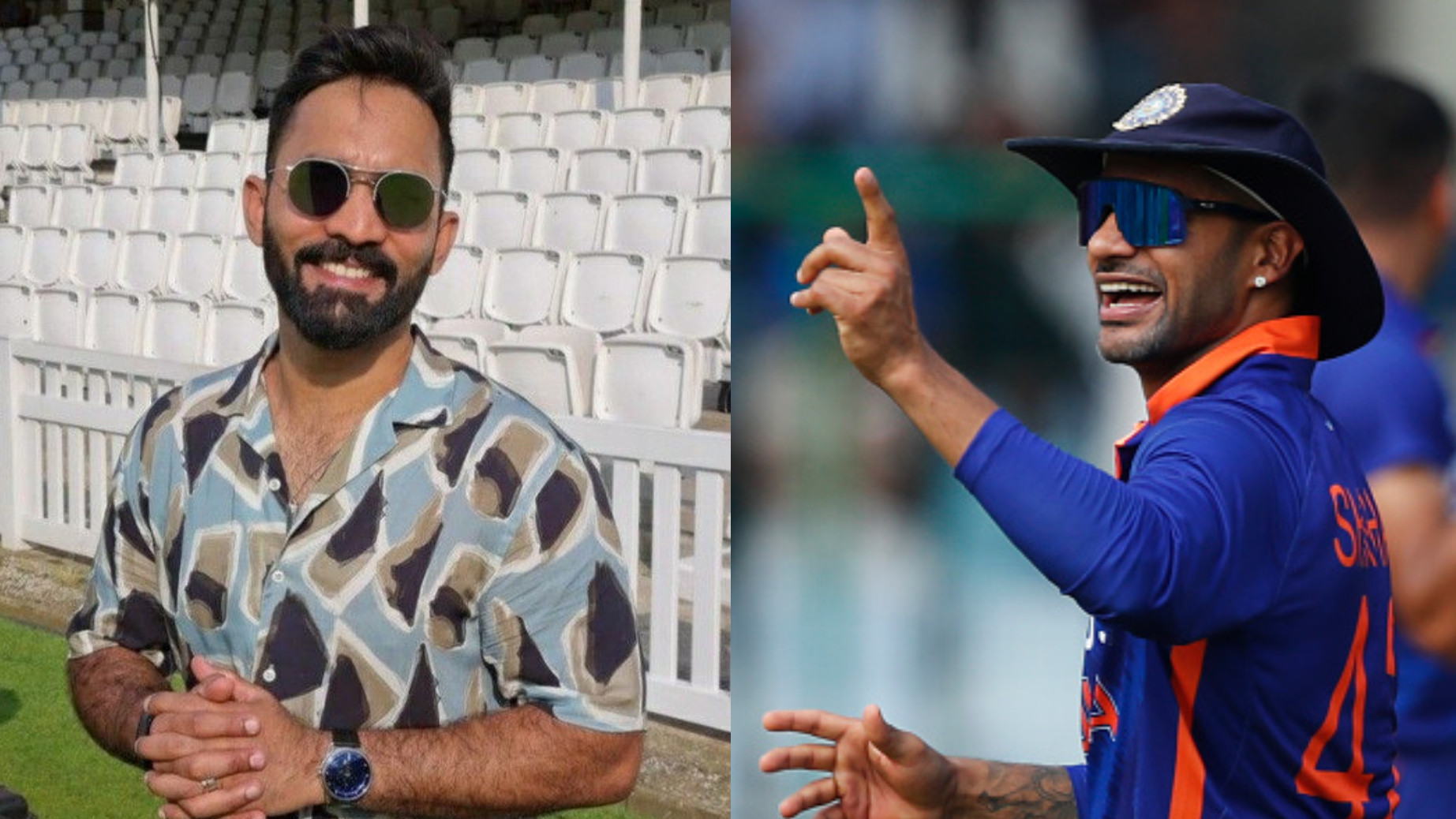 “He’s a gun player in ICC tournaments”- Dinesh Karthik backs Shikhar Dhawan as a sure pick for 2023 World Cup