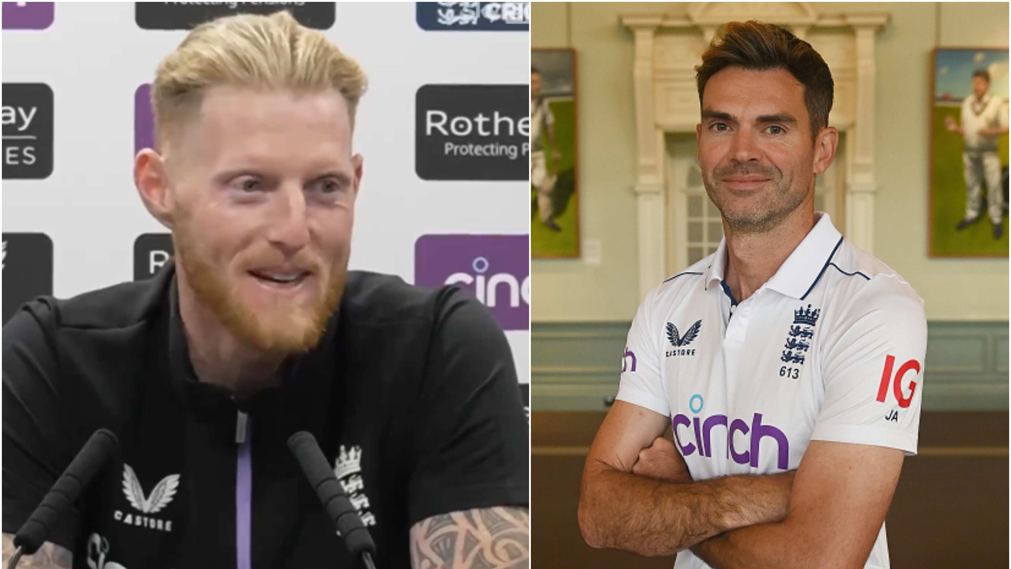 ENG v WI 2024: WATCH - Ben Stokes opens up on funny text exchange with James Anderson over his Test retirement