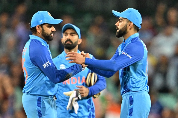 Rohit Sharma, Virat /Kohli and Dinesh Karthik | Getty