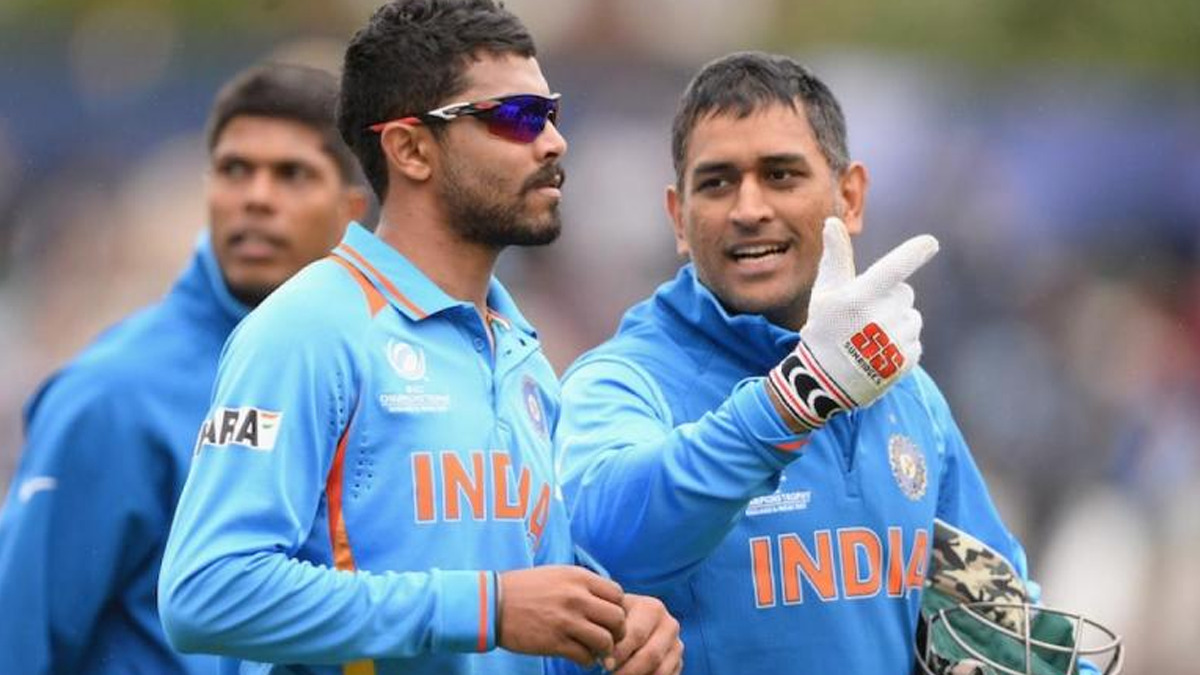 Ravindra Jadeja and MS Dhoni | Getty