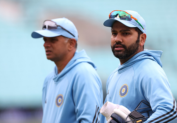 Rohit Sharma and Rahul Dravid | Getty